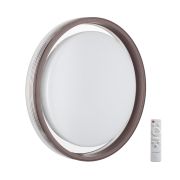 7698/DL MARON SN 148 Светильник пластик/кофе/прозрачный LED 48Вт 3000-6000K D475 IP43 пульт ДУ MEDEN