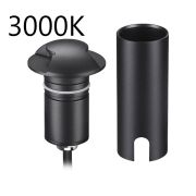 6662/2GL3 NATURE ODL25 729 черный/металл Встраиваемый грунтовый светильник IP67 LED 3W 3000K 75° 12V/24V WALD (нужен драйвер 357781/357782)