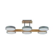 8031/108CL LEDIO LN25 264 серый, дерево/металл, акрил Потолочный светильник LED 108W 3000-6000К 220V PLATO