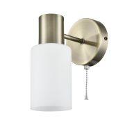 8100/1W COMFI LN25 74 бронза/белый металл/стекло Бра Е14 1*40W 220V MAVE