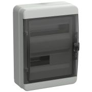 Корпус КМПн-24 TEKFOR IP65 черн. прозр. дверь пластик. IEK TF5-KP72-N-24-65-K03-K02