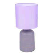 8220/1T MODERNI LN25 385 сиреневый, керамика/текстиль Настольная лампа Е27 1*60W 220V NIANA