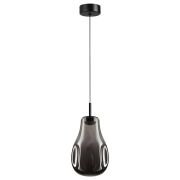 5098/4LC PENDANT ODL25 423 черный/дымчатый/металл/стекло Подвес LED 4W 4000K 388Лм NAVE