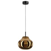 5097/4LA PENDANT ODL25 421 черный/золотой/металл/стекло Подвес LED 4W 4000K 388Лм VASO