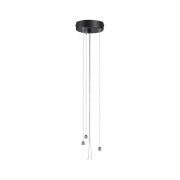 7753/L SN 093 Подвесное крепление для светильника QUANTUM LED металл/черный 1,5м QUANTUM