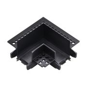 135280 SHINO NT24 174 черный Соединитель «L» токопроводящий для шинопровода в ГКЛ (для арт.135197; 135199) IP20 48V SMAL