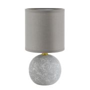 8165/1T COUNTY LN25 000 серый, керамика/текстиль Настольная лампа E14 1*40W 220V VILANA