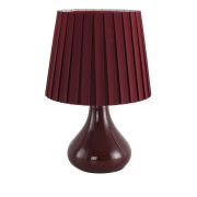 8185/1T COUNTY LN25 000 бордовый, керамика/текстиль Настольная лампа E14 1*40W 220V NAINA