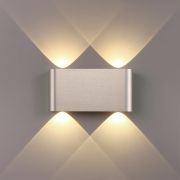 7106/4WL HIGHTECH ODL25 Настенный светильник светильник матовый никель/металл IP20 LED 4W 3000K 220V MAGNUM