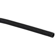 Труба гофрированная ПНД легкая d20мм с протяжкой черн. (уп.50м) Эра Б0043780