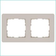 Рамка 2-м G-Flex тауп Jasmart G1102T