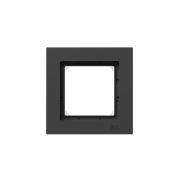 Рамка 1-м Эпика IP44 пластик черн. EKF UP1-FPB-01-44