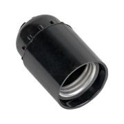 Патрон E27 карболитовый подвесной без наклейки черн.