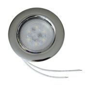 Мебельный светодиодный встраиваемый светильник, Хром Металл  4W 220V 4500K