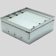 Люк стальной с откидной и вынимаемой крышкой. (6 розеток)