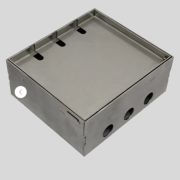 Люк стальной с откидной и вынимаемой крышкой (3 розетки)