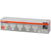 Упаковка светодиодных ламп 5 шт. LEDVANCE LED Value LVMR1635 5SW/830, GU5.3, MR16, 5 Вт, 3000 К