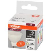 Лампа светодиодная LED Value LVMR1660 7SW/830 7Вт GU5.3 230В 10х1 RU OSRAM 4058075582781 5шт.