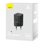 Зарядное устройство BASEUS gaN5 fast charger mini 1C 20W EU - Black