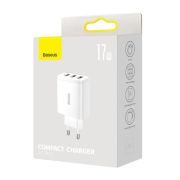 Зарядное устройство Baseus Compact Series Quick Charger 17W  White