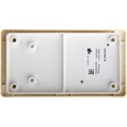 Блок комбинированный Glossa (розетка + 3-кл. выкл.) беж. SE GSL000276