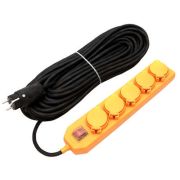 Удлинитель-шнур 5х10м с заземл. 16А IP44 У10-026 КГ 3х1.5 с выкл. с индикатором сети с защ. крышкой UNIVersal 9634138