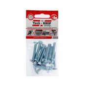 Болт с шестигранной головкой М6х40 DIN 933 класс прочн. 8.8 оцинк. (пакет) (уп.16шт) Tech-Krep/Zitar 102961