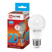 Лампа светодиодная LED-A60-VC 20Вт грушевидная 4000К нейтр. бел. E27 1900лм 230В IN HOME 4690612020303