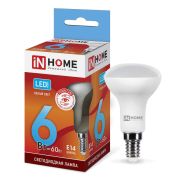 Лампа светодиодная LED-R50-VC 6Вт рефлектор 4000К нейтр. бел. E14 530лм 170-265В IN HOME 4690612024264