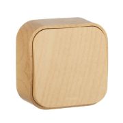 Выключатель 1-кл. ОП Quteo 10А IP20 10AX дерево IEK 782260