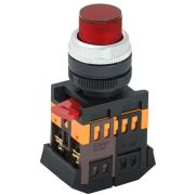 Кнопка ABLFP-22 d22мм 1НО+1НЗ 240В неон красн. GENERICA BBT20-ABLFP-K04