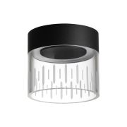 359002 OVER NT23 332 черный Светильник накладной светодиодный IP20 LED 4000K 10W 85-265V AURA