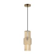 5019/1 MODERN ODL23 481 бронзовый/янтарный металл/стекло Подвес E14 1*40W PIMPA