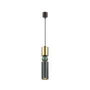 4073/5L L-VISION ODL19 475 черный/золото/зеленый Подвес GU10 1*5W SAKRA