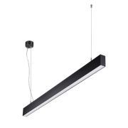 358878 OVER NT22 342 черный Светильник подвесной светодиодный (длина подвесов 1,2м) IP20 LED 4000K 40W вниз + 12W вверх 220V ITER
