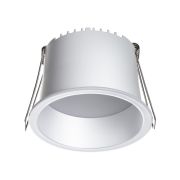 358899 SPOT NT22 472 белый Светильник встраиваемый светодиодный IP20 LED 4000К 9W 220V TRAN