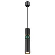 4075/5L L-VISION ODL19 475 черный/золото/зеленый Подвес GU10 1*5W SAKRA