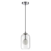 4953/1 PENDANT ODL22 339 хром/ белый/прозрачный/стекло Подвес G9 1*40W LOSTAR