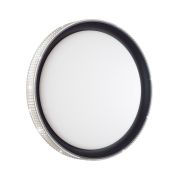 3049/DL PALE SN 183 Светильник пластик/белый/черный LED 48Вт 3000-6300K D395 IP43 пульт ДУ SHINY
