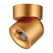 358810 OVER NT21 360 матовое золото Светильник накладной светодиодный IP20 LED 10W 850Лм 4000K 220V GESSO